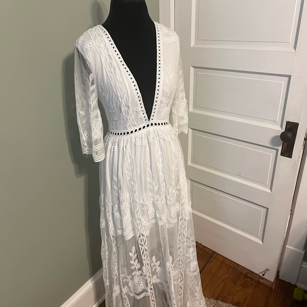 White Lace Dress